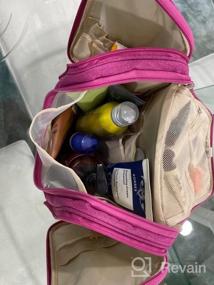 img 7 attached to Extra Large Hanging Toiletry Bag: Perfect For Travel, Makeup & Bathroom Organization!