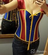 img 1 attached to Women'S Princess Corset Top With Rushed Sleeves By BSLingerie®: Enhance Your Costume Look! review by Avishai Menon