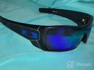 img 1 attached to Polarized Replacement Lenses Compatible with Oakley Batwolf Sunglasses for Men review by Ramesh Eastep