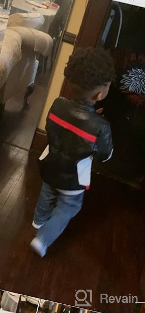 img 1 attached to 🧥 Budermmy Leather Motorcycle Jackets: Stylish Toddler Boys' Clothing & Coats review by Yuri Rochelin