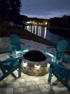 img 1 attached to Illuminate Your Outdoor Space With The JSOT Solar Deck Lights - 12 Pack Waterproof Solar Powered Lights For Garden, Patio, And More! review by Kendro Givens