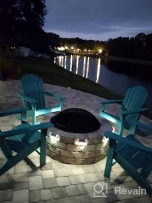 img 7 attached to Illuminate Your Outdoor Space With The JSOT Solar Deck Lights - 12 Pack Waterproof Solar Powered Lights For Garden, Patio, And More!