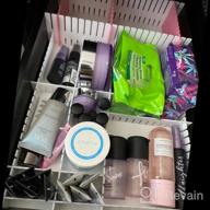 img 1 attached to 40-Piece Adjustable Drawer Dividers: FLYTIANMY Organizer For Socks, Underwear, Makeup And More - Organize Your Home With Ease! review by Amber Allen