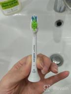 img 2 attached to 💎 Set of 4 Philips Sonicare HX6064/10 Best White W2 Brush Heads with BrushSync for Effective Teeth Whitening review by Thanh Qu ᠌