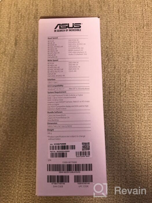 img 3 attached to 📀 ASUS SBW-06D5H-U BOX Optical Drive: Unleash Seamless Optical Media Experience review by Chong Nahm Cho ᠌