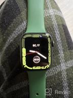 img 1 attached to Smart watch Apple Watch Series 7 45 mm Aluminum Case, dark night review by Minoru Taguchi ᠌