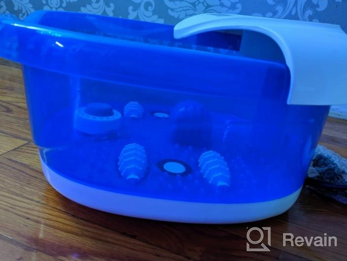 img 1 attached to Relax And Rejuvenate With Foot Bath Spa: Heat, Massage Rollers, Pumice Stone & More! review by Tom Schuster