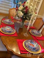 картинка 1 прикреплена к отзыву Набор столовой посуды Prepara из меламина, 12 предметов, тропический цвет от David Alvarado