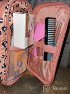 img 1 attached to Travel Toiletry Bag Organizer For Men And Women - Medium-Sized Hanging Makeup And Cosmetic Bag In Pink By Narwey review by Greg Boulden