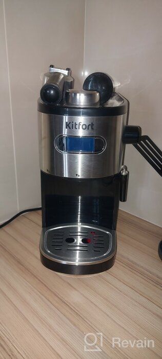 img 3 attached to Coffeemaker Kitfort KT-740, black review by Franciszka Duda ᠌