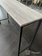 img 1 attached to Modern Console Table For Hallway Entryway Living Room - Zenvida Sofa Table review by Charlie Dillon