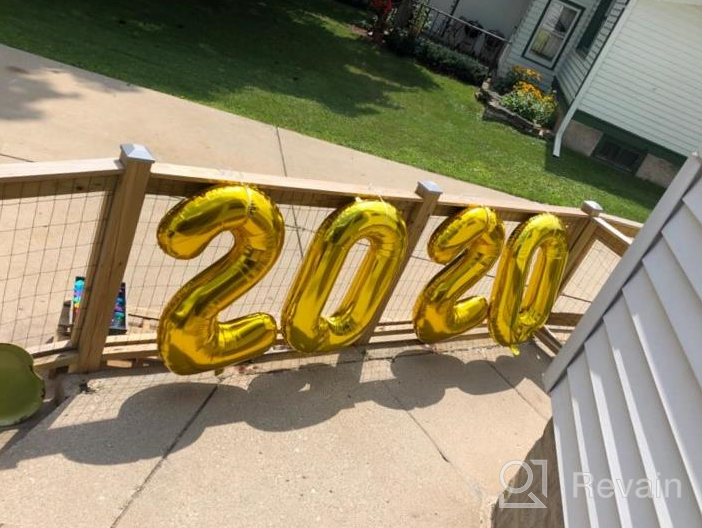 img 1 attached to Long-Lasting Blue Number Balloons For Milestone Birthdays – Reusable 40 Inch Foil Decorations review by Tony Meyer