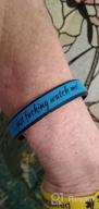 img 1 attached to Custom Silicone Wristband - Personalized Rubber Bracelet For Events, Gifts, Causes, Fundraisers & Awareness - Men/Women review by Alton Walton