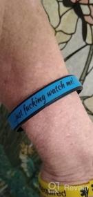 img 5 attached to Custom Silicone Wristband - Personalized Rubber Bracelet For Events, Gifts, Causes, Fundraisers & Awareness - Men/Women