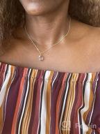 img 1 attached to Dazzle With Me&Hz 14K Gold Filled Birthstone Necklace - The Perfect Birthday Or Valentines' Day Gift For Women And Girls! review by Ryan Gilliam