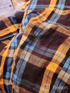 img 1 attached to Tronjori Sleeve Button Woven Yellow Boys' Clothing for Tops, Tees & Shirts review by David Lambert