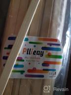 img 1 attached to Pllieay 100 Pieces Bamboo Sticks Wooden Extra Long Sticks For Crafting (15.7 Inches Length × 3/8 Inches Width) review by Megan Davis