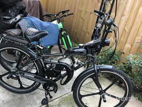 img 6 attached to Черные алюминиевые колеса CDHPOWER Mag - велосипед с бензиновым мотором 66 куб. см / 80 куб. См: улучшите свою поездку!