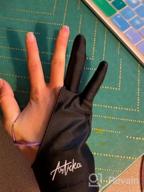 img 1 attached to Articka Drawing Glove For Digital Drawing Tablet, IPad (Smudge Guard, Two-Finger, Reduces Friction, Elastic Lycra, Good For Right And Left Hand)(Small, White) review by Mike Ogunlana