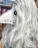 img 1 attached to Steampunk Plague Doctor Mask - Authentic PU Leather Gothic Cosplay With Long Nose Bird Beak review by Marcus Freeman