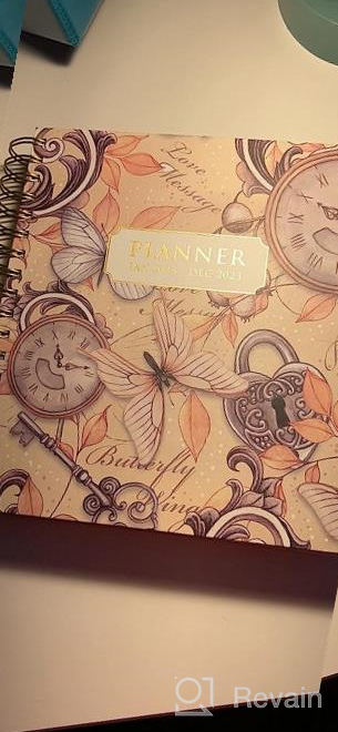 img 1 attached to 2023 CAGIE Women'S Weekly And Monthly Planner - Waterproof Hardcover Agenda With Printed Cover And Green Spiral Binding, Jan-Dec With Tabs And Stickers Included review by Steve Rohde