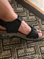 img 1 attached to Comfortable And Non-Slip Men'S Athletic Sandals For Outdoor Adventures review by Andrew Jones