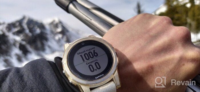 img 1 attached to 🕐 Garmin 010-01685-00 fēnix 5S 42mm Multisport GPS Watch - White with Carrara White Band: Compact and Powerful review by Agata Getka ᠌