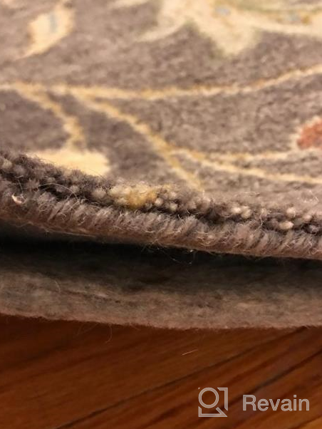 img 1 attached to Eco-Plush 7'x11' Rug Pad - Ultra-Thick 100% Felt - Enhanced Cushioning - Available in Various Thicknesses and Custom Sizes review by Djmikis Parker