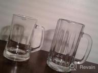 img 1 attached to Cheers To Sophistication: Amlong Crystal'S 16 Oz Lead-Free Beer Mug Set Of 2 review by Elizabeth Gonzalez