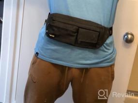 img 5 attached to Lightweight EOTW Fanny Pack With Multiple Pockets - Perfect For Men And Women On The Go! Great For Running, Hiking, Travelling, And Walking - Crossbody Chest Bag Fits Any Phone