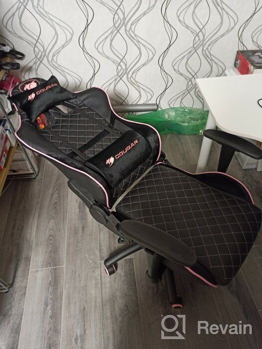 img 3 attached to Computer chair COUGAR ARMOR One EVA gaming chair, upholstery: imitation leather, color: black/pink review by Agata Konarska ᠌