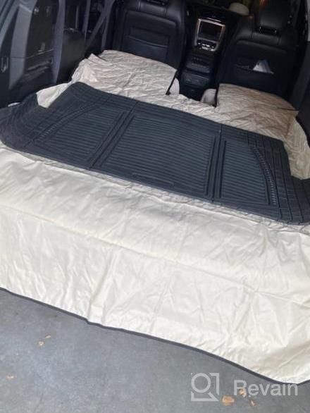 img 1 attached to Extra Large SUV Cargo Liner With 60/40 Split And Armrest Pass-Through Compatibility - Black, Made In USA By 4Knines review by Jeremy Kakaruk