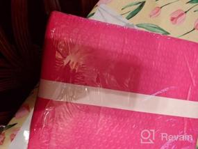 img 5 attached to Упаковка из 25 водостойких почтовых ящиков Sakura Pink #2, идеально подходящих для рассылки, упаковки, доставки и малого бизнеса, 8,5x12 дюймов