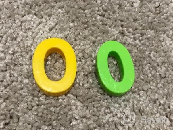 img 1 attached to Gamenote Magnetic Letters And Numbers - Plastic Alphabet ABC 123 Magnets Refrigerator Uppercase Lowercase Letters Numbers & Math Symbols For Toddlers Kids (78 PCS) review by Michelle Moore