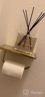 картинка 1 прикреплена к отзыву Matte Black TRUSTMI Toilet Paper Holder With Phone Shelf | Wall Mounted Bathroom Storage & Tissue Dispenser от Chris Laznovsky