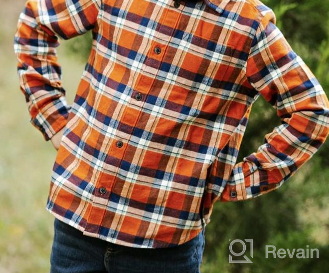 img 1 attached to Adorable and Durable: Boys' Little Flannel Shirt by Amazon Essentials review by Justin Kedzior