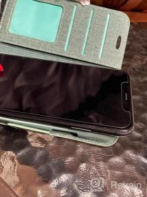 img 5 attached to Защитите свой iPhone 11 Pro с помощью чехла-кошелька ручной работы Skycase [Блокировка RFID]