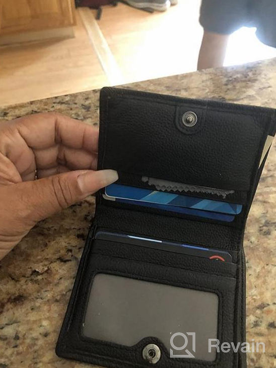 img 1 attached to Small Leather Women'S Wallet - Ultra Slim Bifold Pocket Purse With RFID Blocking For Maximum Security By Bveyzi review by Flee Pannell