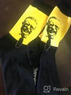 img 1 attached to Men'S Novelty Socks Featuring Poker, Dice, Math, And Teeth - Perfect Gift For Best Men, Golfers, And Einstein Fans - Crew Style review by Timothy Harper