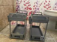 img 1 attached to Maximize Your Storage Space With Solejazz 2-Tier Under Sink Organizer - Black (2 Pack) review by Eduardo Purewal