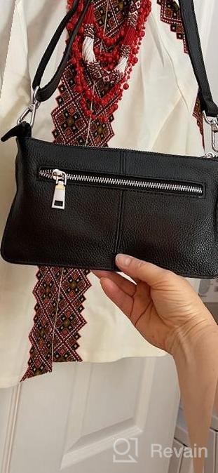 img 1 attached to Women'S Leather Crossbody Phone Wallets With Card Slots - Stylish Clutch Purse By Lecxci review by Deonte Bates