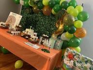 img 1 attached to 8X8FT Green Leaves Photography Backdrop - Perfect For Birthday Parties & Photo Booths! review by Johnathan Delic