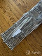 img 1 attached to 304 Stainless Steel Over-The-Sink Dish Drying Shelf With 2 Tiers, Stable Kitchen Drainer Countertop Organizer, Utensil Holder, And Drainboard Hooks By Uyoyous review by Mike Hamelin