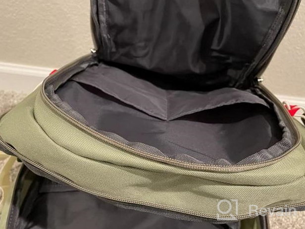 img 1 attached to Lightweight Waterproof Hiking Backpack With Rain Cover - Ideal For Outdoor Activities Like Camping, Climbing, Skiing, And Cycling - 40L Capacity In Sleek Black Design review by Mitch Wright