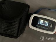 img 1 attached to AccuMed CMS-50D1 Fingertip Pulse Oximeter Blood Oxygen Sensor SpO2 For Sports, Aviation, LED Display, Portable And Lightweight With 2 AAA Batteries, Lanyard And Travel Case (White) review by Dawn Thompson