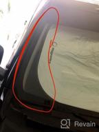 img 1 attached to Reflective Foldable Windshield Sunshade Blocks Heat And Protects Car Interior. Effective Sun Shield For Your Vehicle'S Windscreen. Automotive Sun Shade review by Joe Comforti