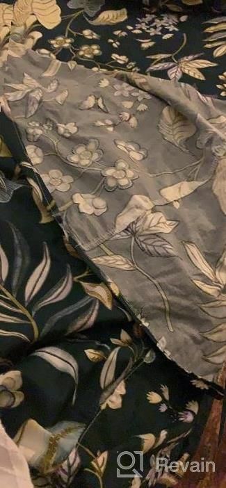 img 1 attached to FADFAY Shabby Chic Peony Bedding Set - 800 Thread Count Egyptian Cotton, Luxury Queen Size Sheets With Deep Pockets - Complete Floral Collection For Elegant Bedroom Decor review by Jennifer Vasquez