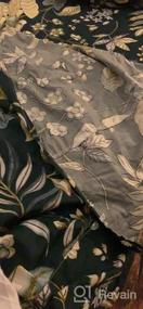 img 7 attached to Комплект постельного белья FADFAY Shabby Chic Peony - 800 нитей из египетского хлопка, роскошные простыни королевского размера с глубокими карманами - полная цветочная коллекция для элегантного декора спальни