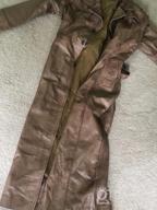 img 1 attached to Mens Leather Trench Coat Full Length Duster review by Darin Brooks