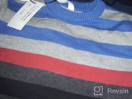 img 1 attached to Boys' Clothing: Striped Pullover Sweater from Kid Nation review by Mark Williams
